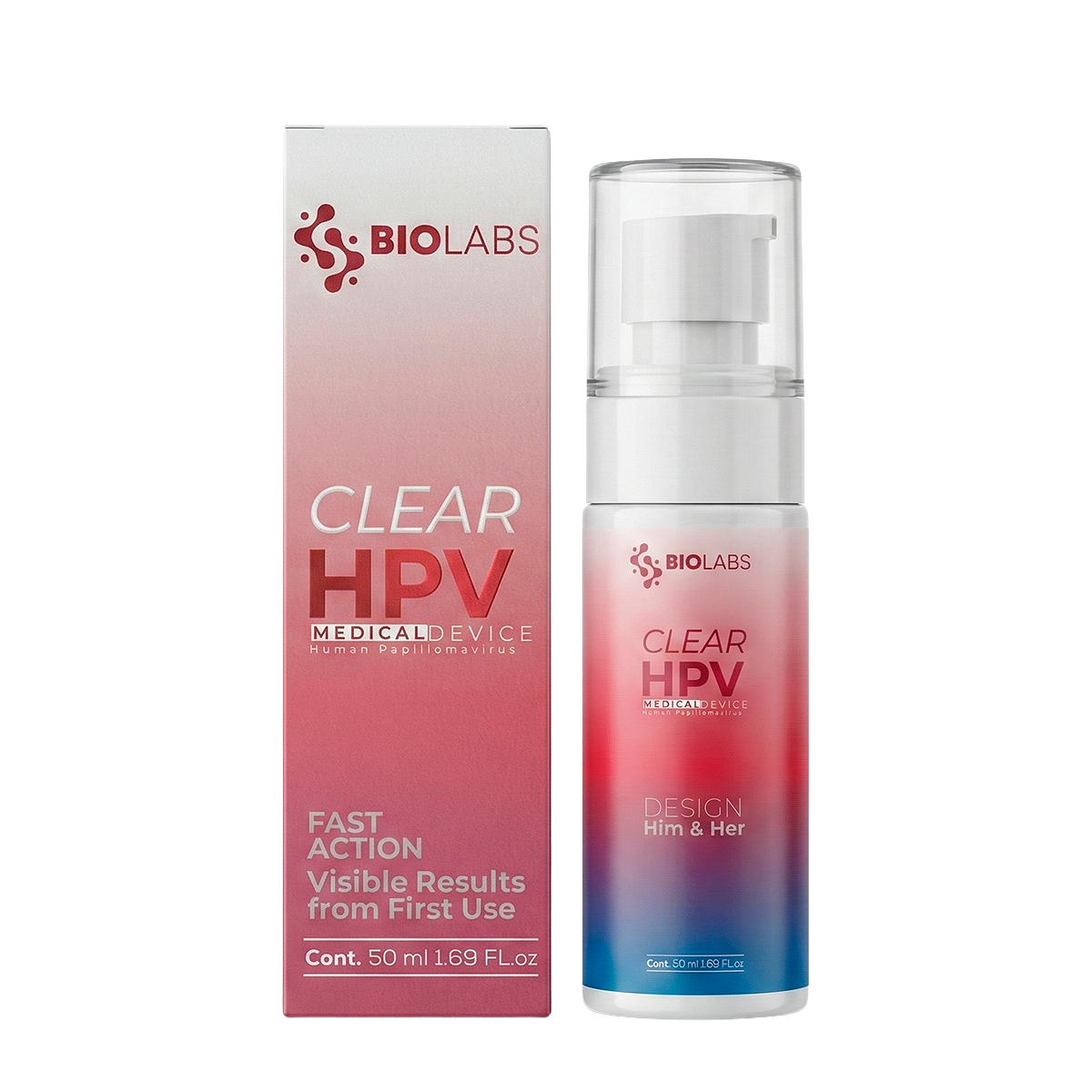 CLEAR HPV BIOLABS | Dispositivo Médico de Uso Externo para el Cuidado Íntimo y Protección de la Piel