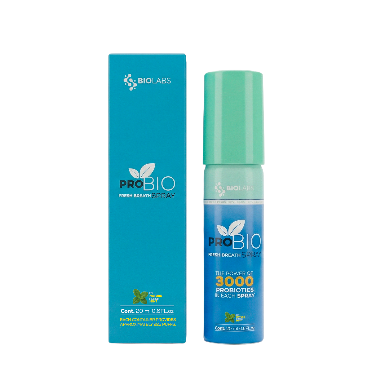Spray Bucal  PROBIO Pro con Probióticos Fresh Breath – Combate Científico del Mal Aliento